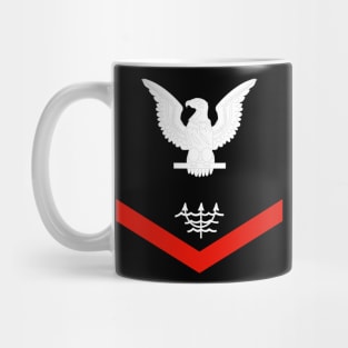 Navy - Rate - Ocean Systems Technician PO3 - OT - USN wo Backgrnd - White Mug